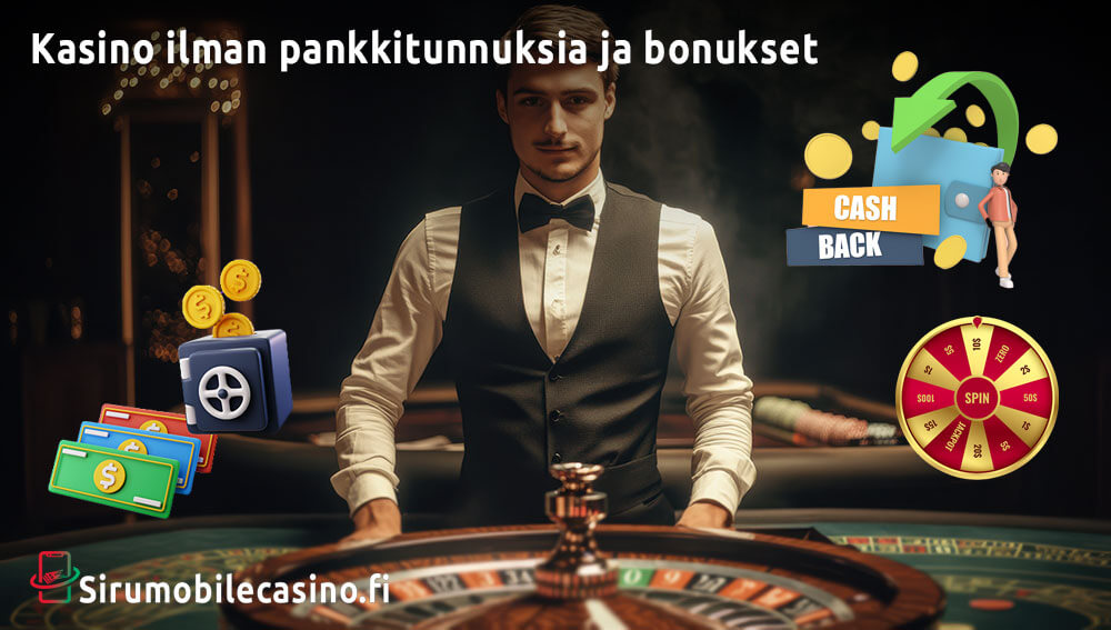 Casino ilman pankkitunnuksia ja bonukset